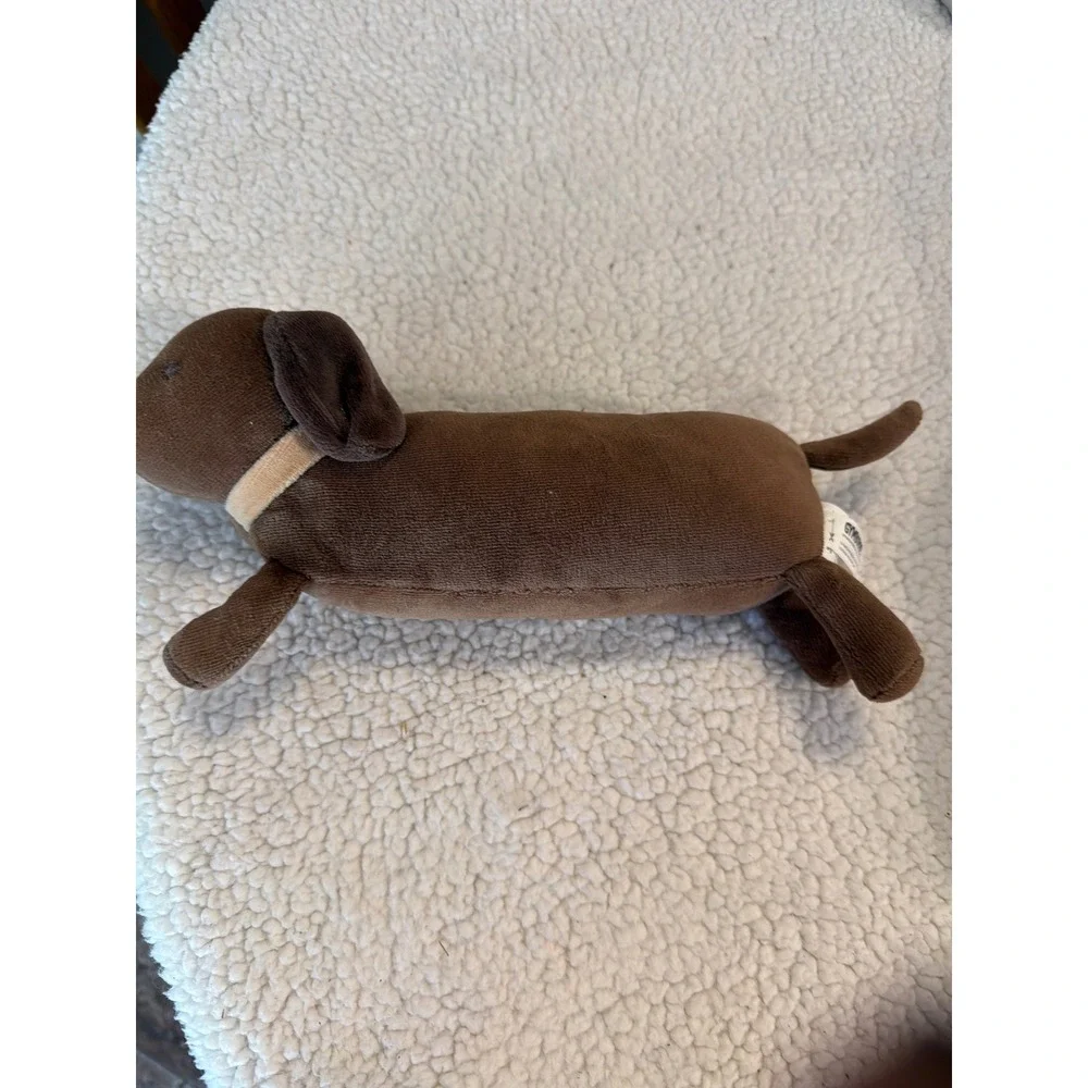 Gymboree 2006 Brown Dachshund Dog Plush‎ Stuffed Animal Weiner Toy 10 inch